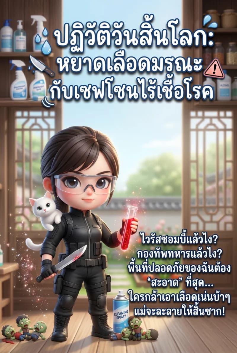【🔥จบแล้ว】ปฏิวัติวันสิ้นโลก: หยาดเลือดมรณะกับเซฟโซนไร้เชื้อโรค｜ซอมบี้ เอาชีวิตรอด สร้างฐาน แก้แค้น 🧟